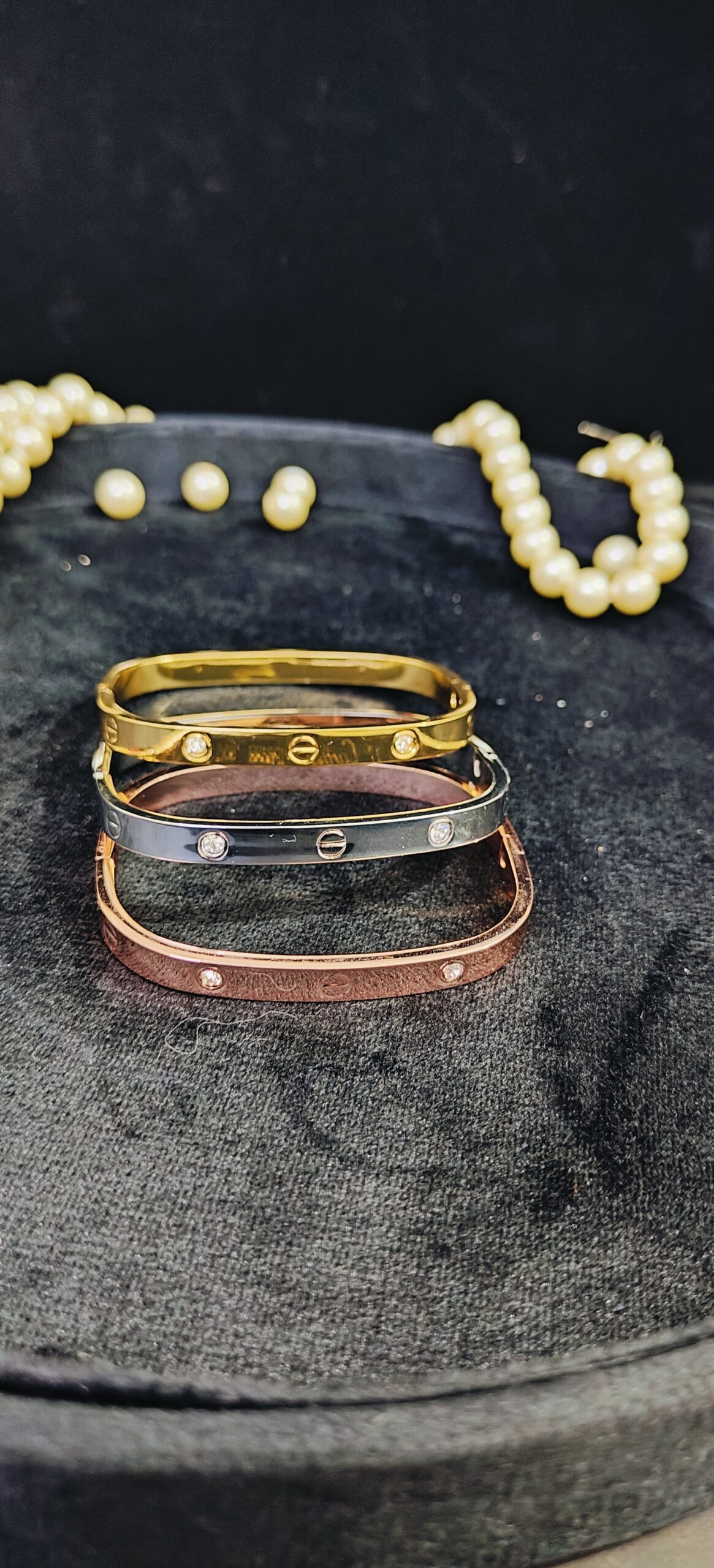 Anti Tarnish Bracelets Set of Three