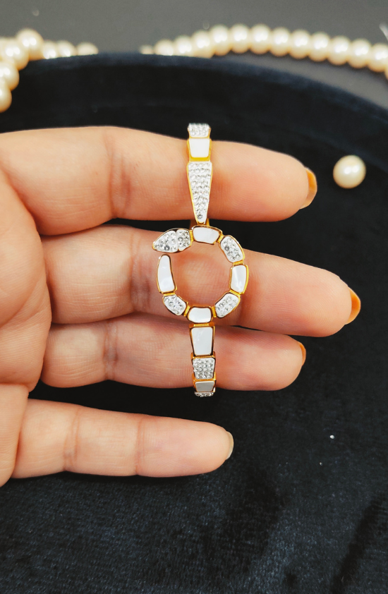 Anti Tarnish White Stone Bracelet