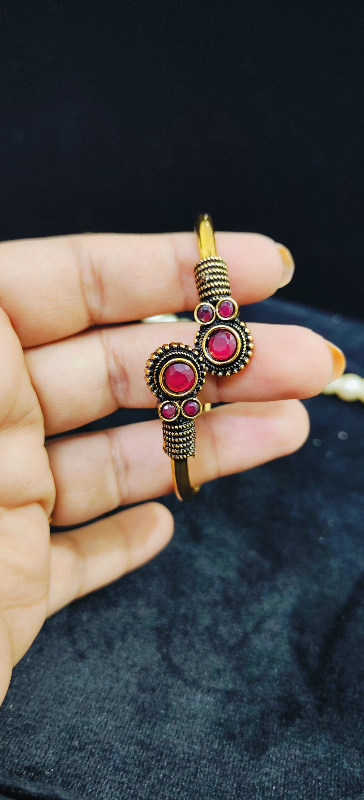 Pink Stone Anti Tarnish Bracelets