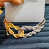 Anti Tarnish Chain Style Gold & Silver Plated Premium Bracelet