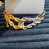 Anti Tarnish Chain Style Gold & Silver Plated Premium Bracelet