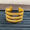 Anti Tarnish Cluff Gold Plated Premium Bracelet