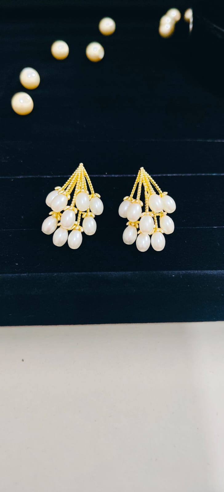 Anti-Tarnish Dewdrop Cluster Studs