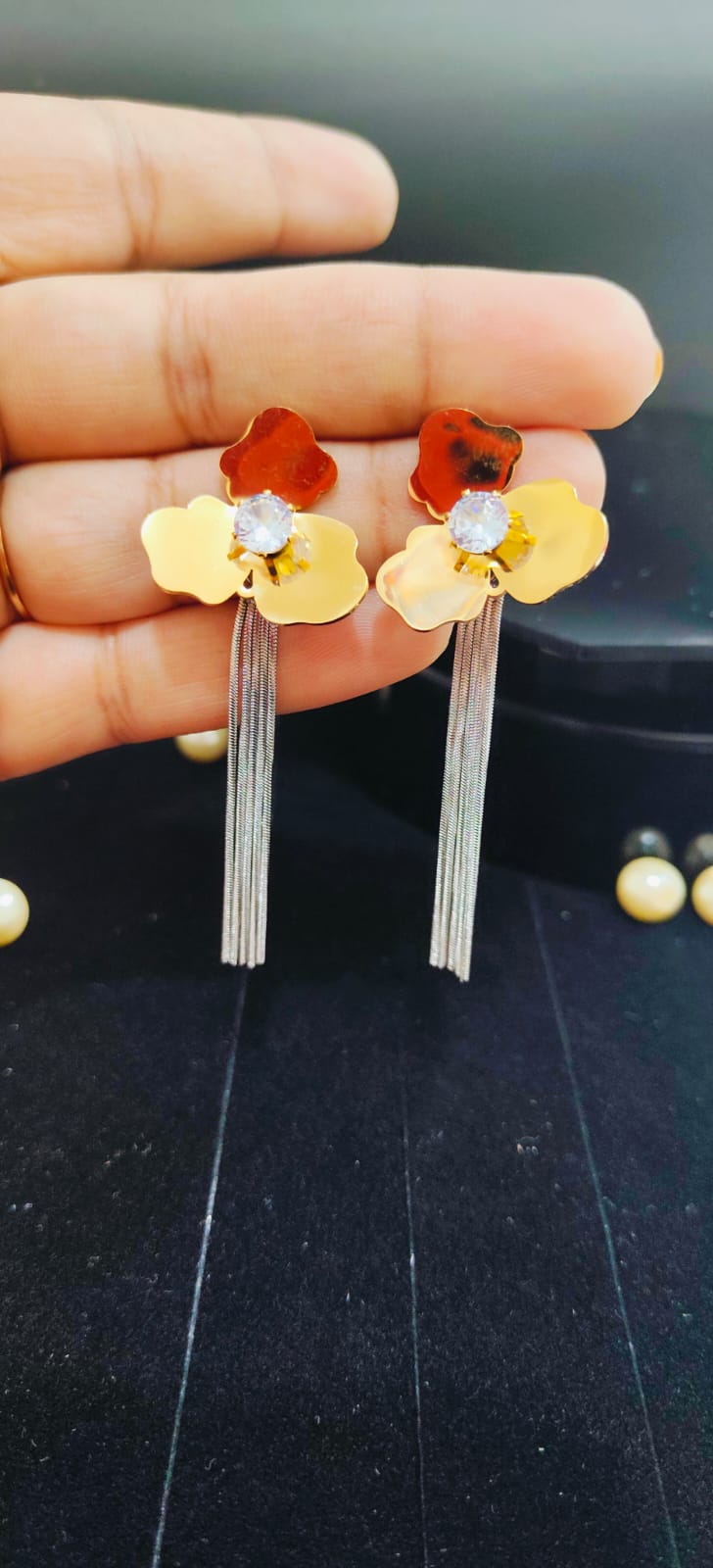 Anti-Tarnish Flora Cascade Dangles