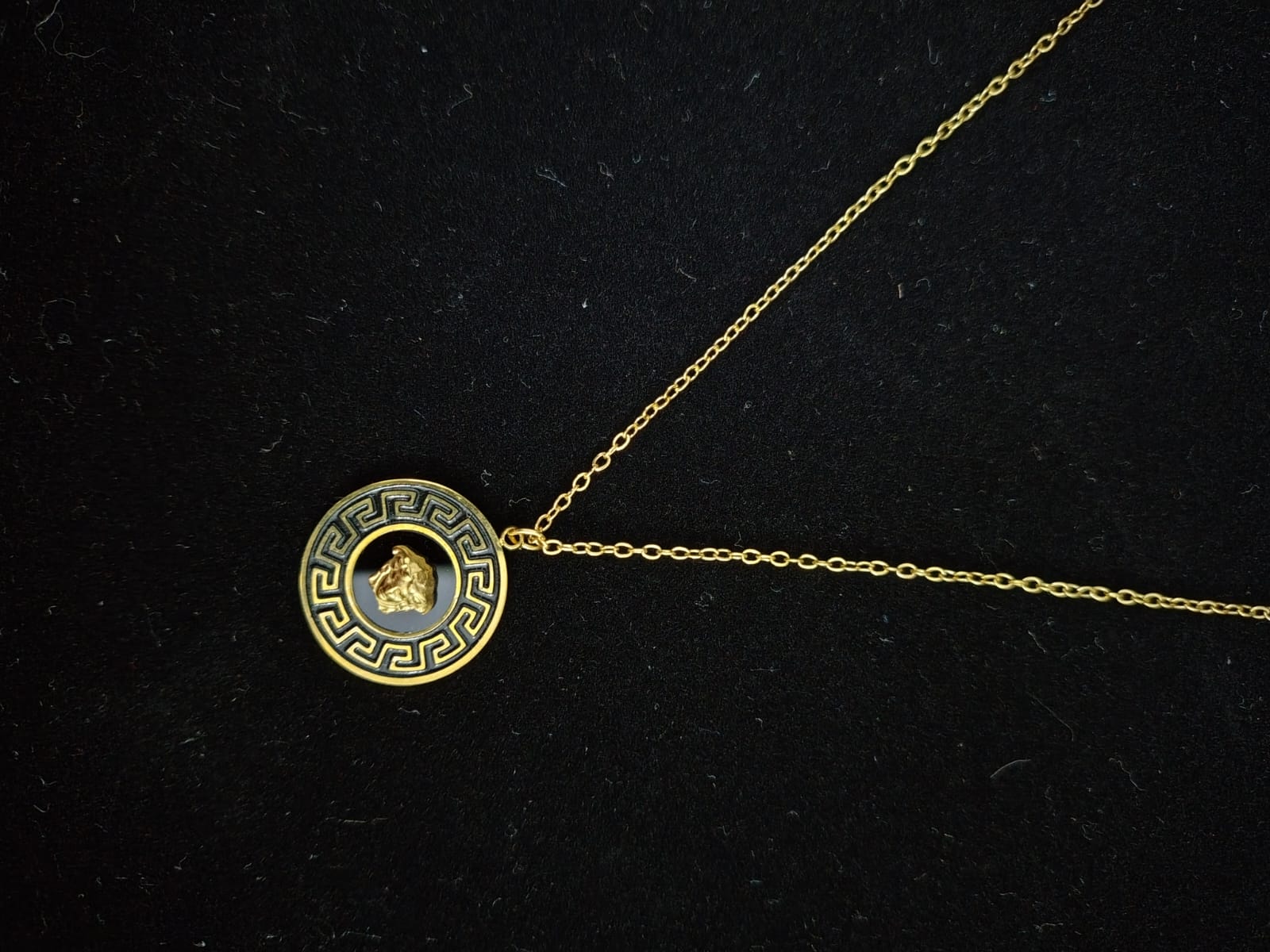 Anti-Tarnish Gold Plated Necklace with Pendant