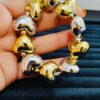 Anti Tarnish Gold Plated Premium Heart Style Bracelet
