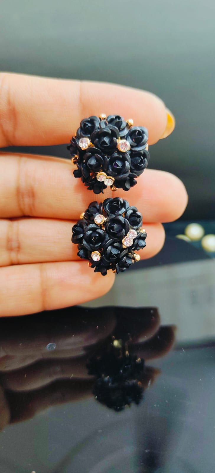 Anti-Tarnish Midnight Meadow Studs