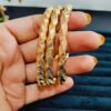 Anti Tarnish Gold Plated Premium Set of 3 Bracelet