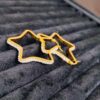Anti Tarnish Star White Stone Premium Ear Ring