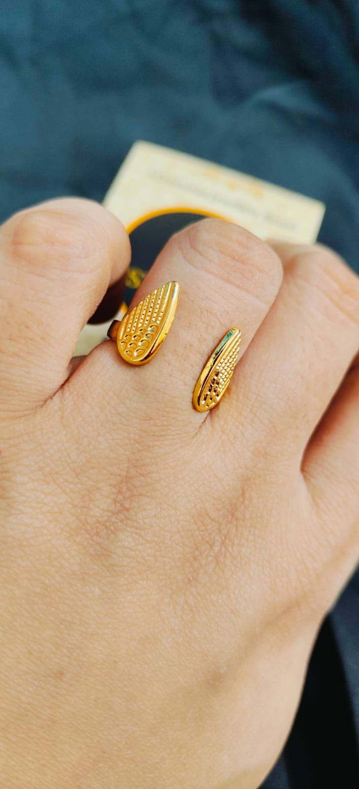 Anti-Tarnish Celeste Charm Ring