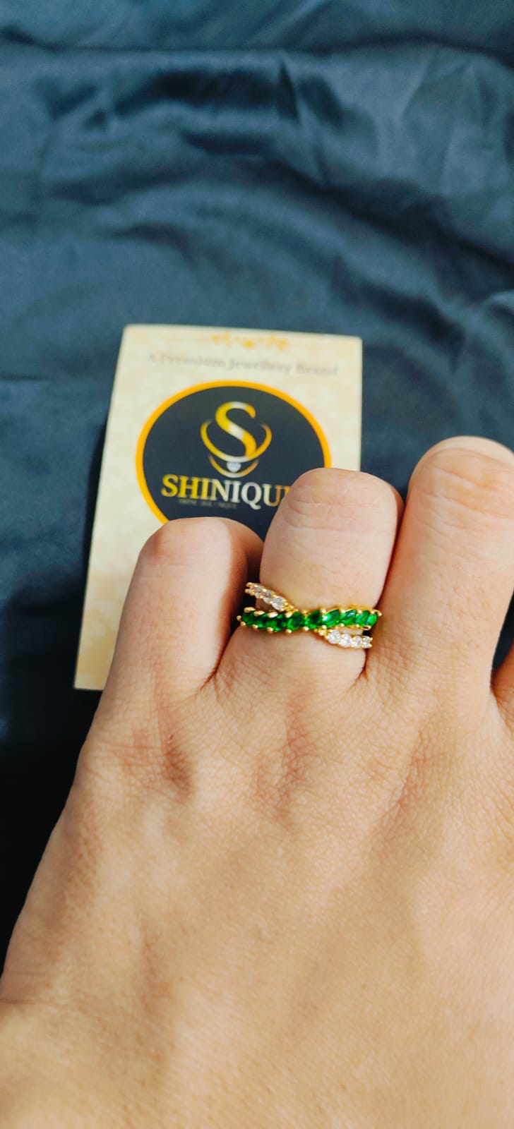 Anti-Tarnish Forest Glow Ring