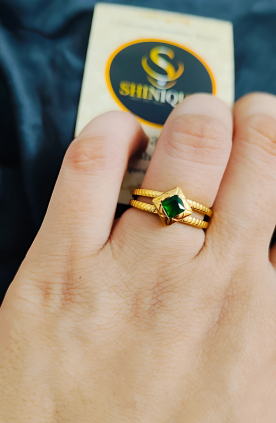 Anti-Tarnish Green Diamond Glow