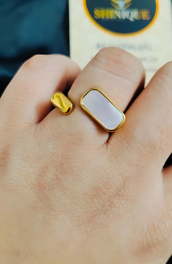 Anti-Tarnish Pure Elegance Diamond Ring