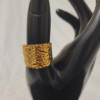 Anti Tarnish Regal Texture Ring