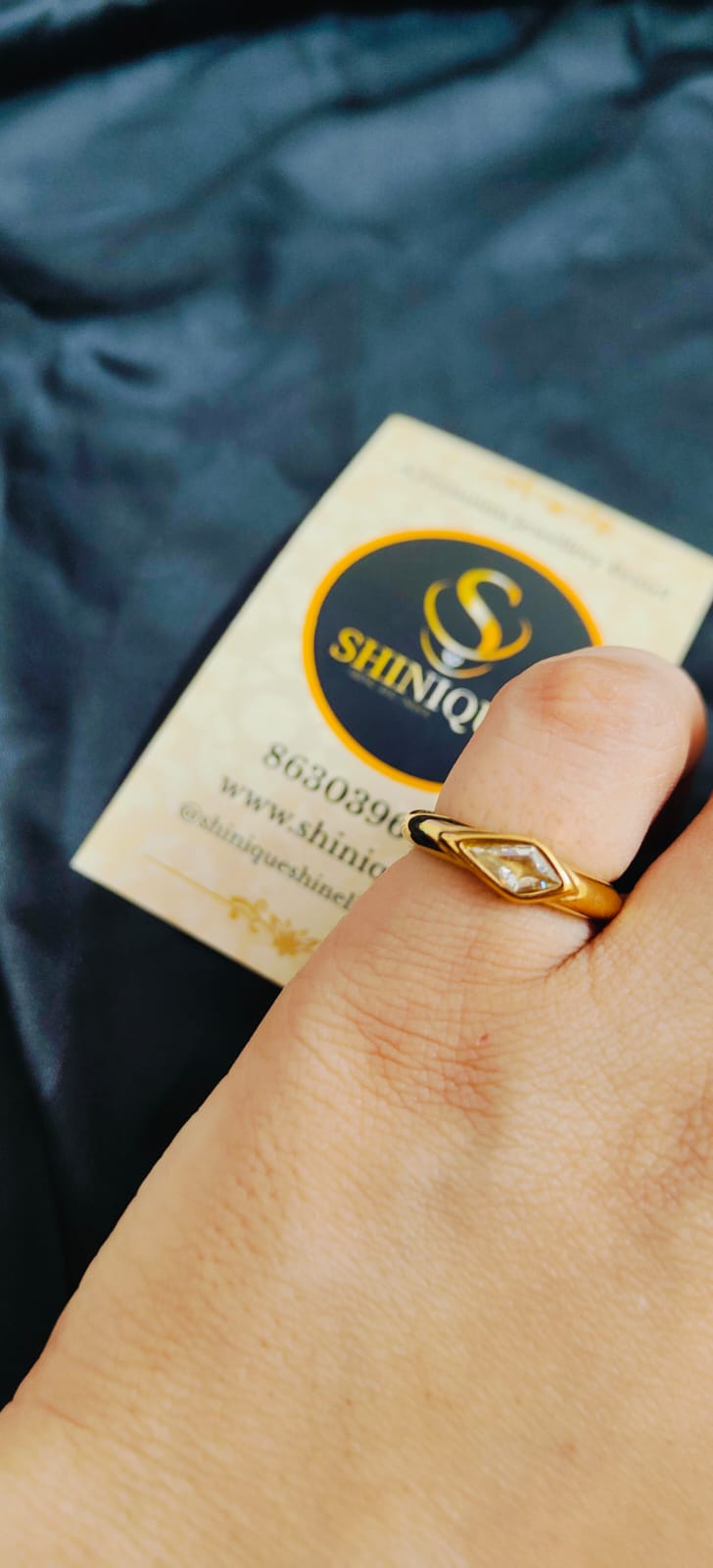 Anti-Tarnish Timeless Spark Ring